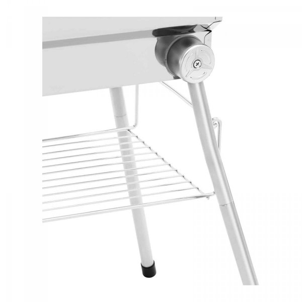Grill węglowy z półką i składanym rusztem 53x26cm ROYAL CATERING 10012965 RCEK-1030