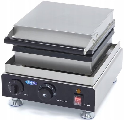 Gofrownica 4 gofry okrągłe 11cm 1750W MAXIMA 09374204