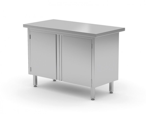 Stół centralny przelotowy z drzwiami na zawiasach 1100 x 600 x 850 mm POLGAST 128116P 128116P
