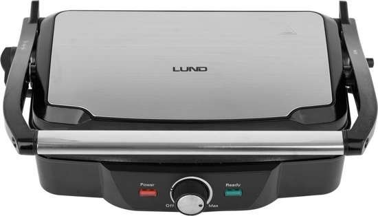 GRILL ELEKTRYCZNY 1600W, 28 X 17CM, REGULACJA TEMPERATURY LUND 67458 67458