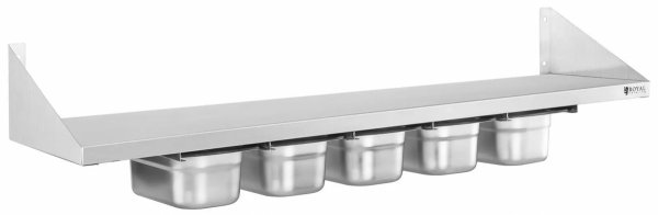 Półka wisząca nierdzewna Royal Catering RCWR-5 GN1/4 10010366 