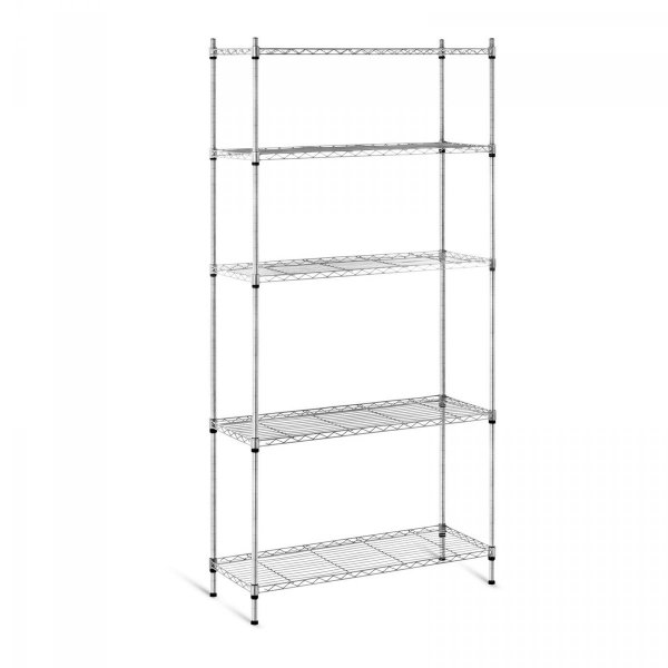 REGAŁ PÓŁKOWY Z DRUTU 350x900x1800mm ROYAL CATERING 10011225 RCMR-1800P19C 