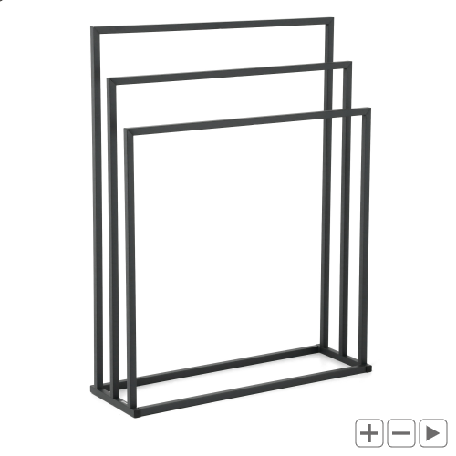 Stojak na ręczniki - 3 ramiona - szerokość: 65 cm PHYSA 10040419 PHYSA TR-2