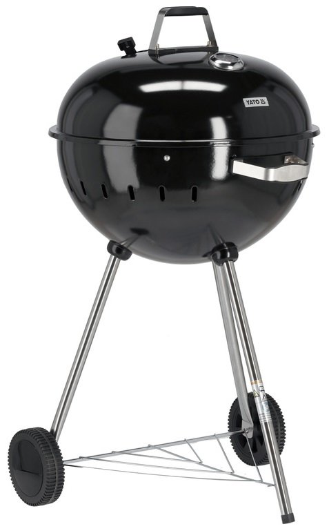 GRILL WĘGLOWY OKRĄGŁY 54CM CZARNY YATO YG-20300
