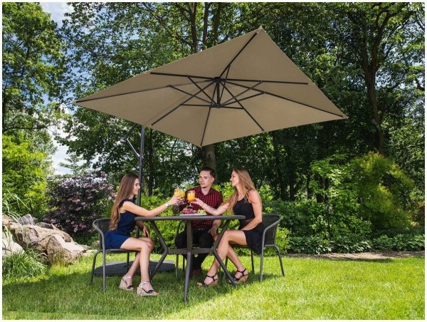 Parasol ogrodowy 250x250cm UNIPRODO 10250527 UNI_UMBRELLA_SQ250TA_N