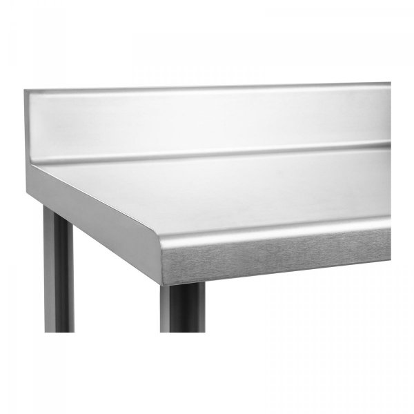 Stół roboczy ze stali nierdzewnej - rant - 180 x 60 cm  ROYAL CATERING 10011097 RCAT-180/60-N