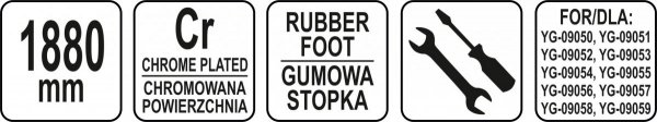 SŁUPEK DO REGAŁU 1880MM YATO YG-09065 YG-09065