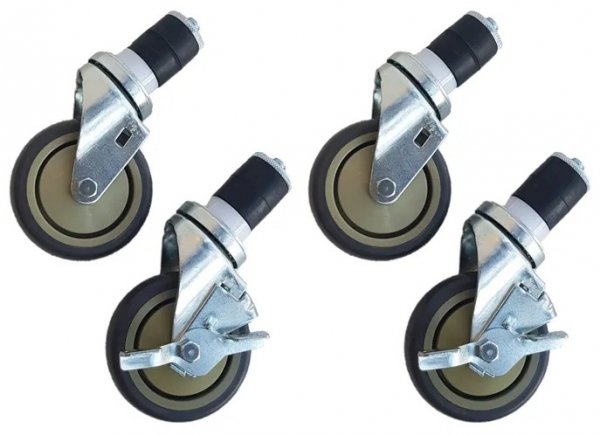 Stół gastronomiczny roboczy ze stali nierdzewnej z półką 60 x 70 cm Maxima