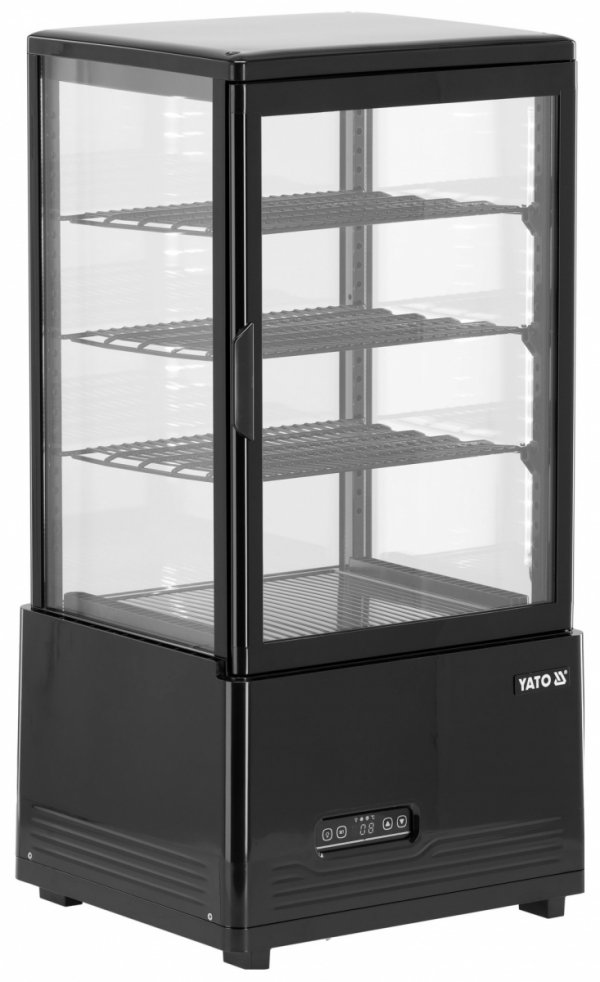 WITRYNA CHŁODNICZA 79L 46X41X97 CZARNA YATO YG-05052