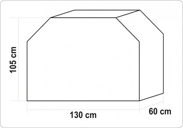 POKROWIEC NA GRILLA 130 X 60 X 105CM YATO YG-20050 YG-20050