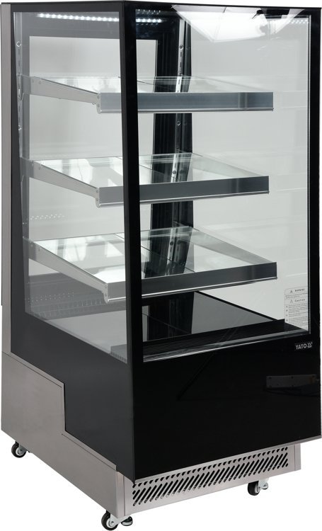 WITRYNA CHŁODNICZA 300L 65x80x144 CZARNA YATO YG-05040 YG-05040