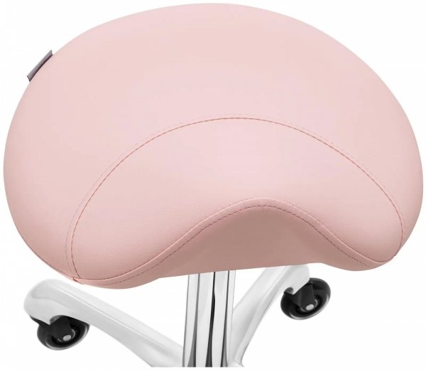  Krzesło siodłowe - 570-750 mm - 150 kg - pudrowy róż Physa 10040597 YORK POWDER PINK