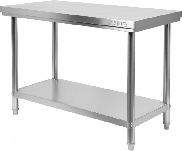 STÓŁ CENTRALNY SKŁADANY Z PÓŁKĄ 1000×600×H850mm YATO YG-09001 YG-09001