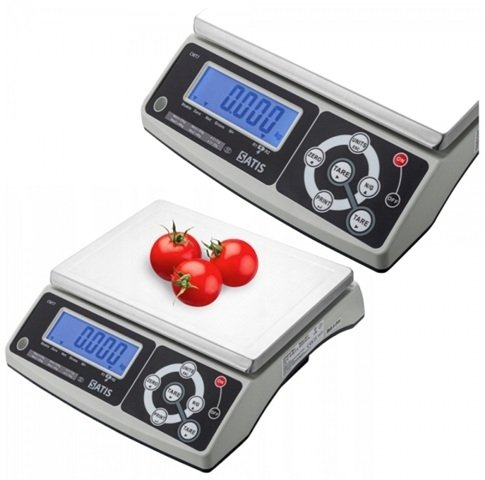 WAGA SKLEPOWA ELEKTRONICZNA MAGAZYNOWA 30kg 5g SATIS CWT71530kg 5903824905481