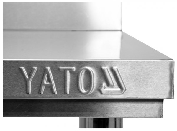 STÓŁ PRZYŚCIENNY Z PÓŁKĄ  SKŁADANY 1000×600×H850+100 mm YATO YG-09021