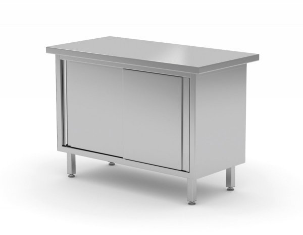 Stół centralny przelotowy z drzwiami suwanymi 900 x 600 x 850 mm POLGAST 127096P 127096P