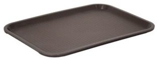 Taca do serwowania z rantem brązowa 41,5×30,5cm Fast Food Szron 1216FF BR 5902175813582