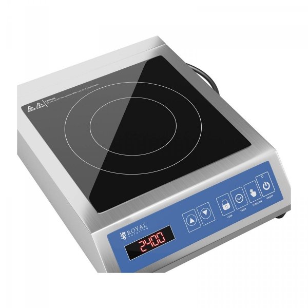 Płyta indukcyjna - 3500 W - LCD ROYAL CATERING 10011391 RCIK-3500GP
