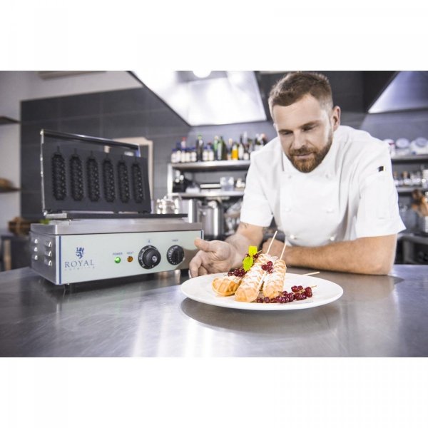 Gofrownica - corn dog - 1550 W ROYAL CATERING 10010318 RCWM-1500-S