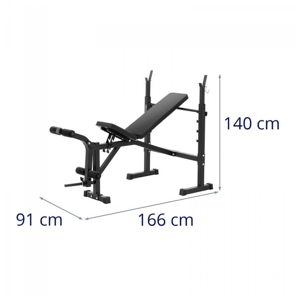 Wielofunkcyjna ławka treningowa GYMREX 10230248 GR-TB 52