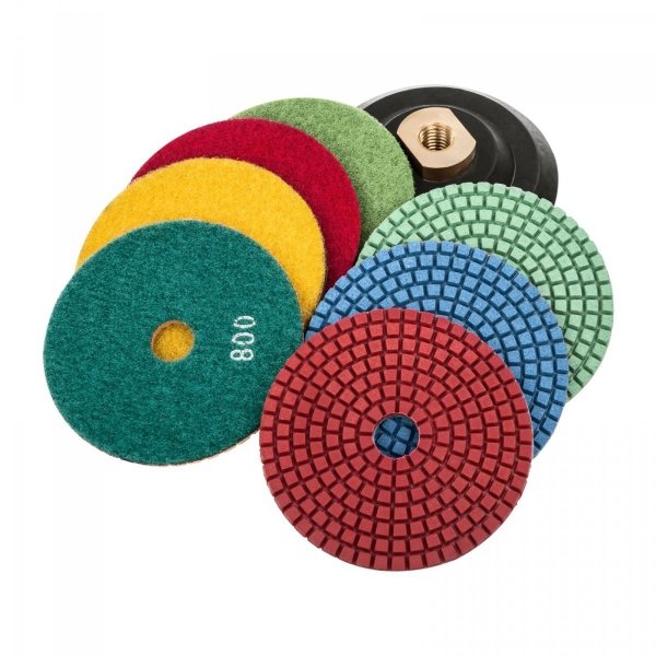 Tarcze do polerowania na mokro - ziarnistość do 3000 - 7 sztuk MSW 10060060 MSW-PADS-900