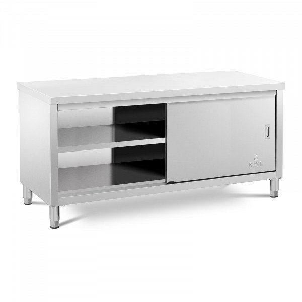 Stół gastronomiczny - 180 x 60 cm - udźwig 600 kg ROYAL CATERING 10011676 RCSSCB-180X60-E