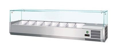 Nadstawka chłodnicza z szybą prostą ( GN 1/4 x5) COOKPRO 070030001 070030001