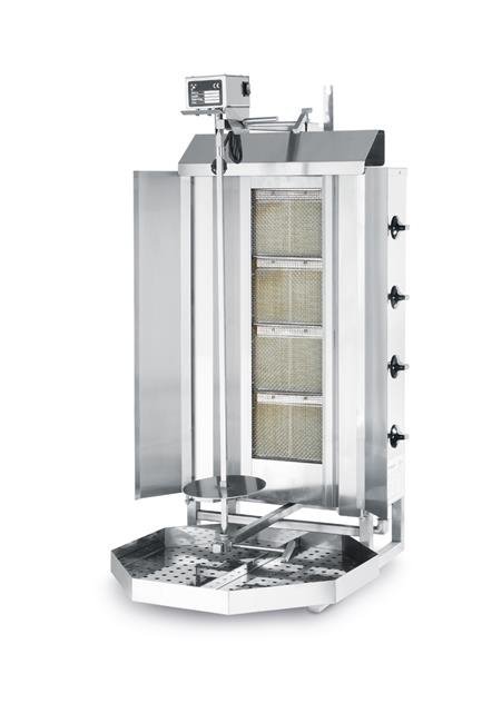 Kebab gazowy PKebab gazowy Profi Line, 13kW 735x745x(H)1110mm HENDI 226001rofi Line, 4-strefowy HENDI 226001 5901157004161