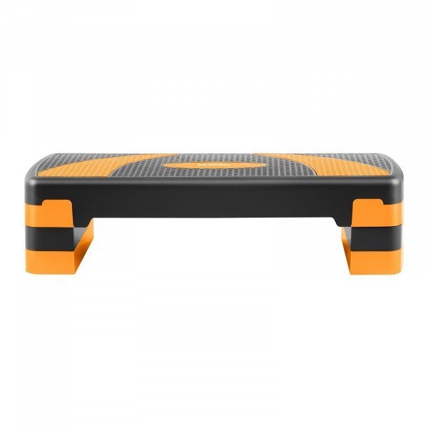Step do ćwiczeń - regulowana wysokość - 100 kg - czarno-pomarańczowy GYMREX 10230222 GR-MG119
