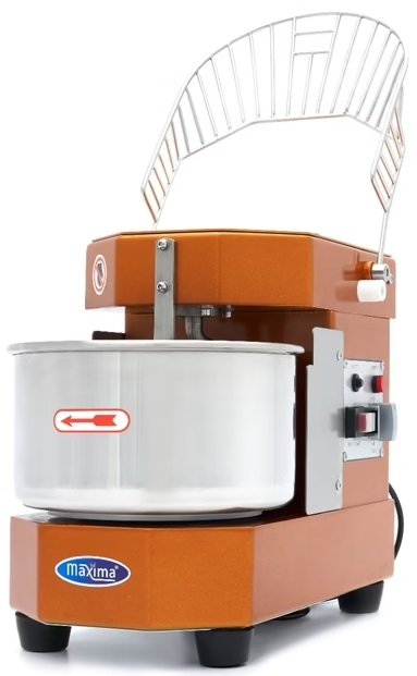 Spirala Mikser / Mieszarka Ciasta - 8L - 4,5 kg Ciasta - Złoty MAXIMA 09361011 8720783959976