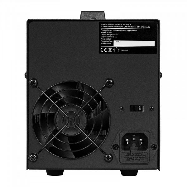 Zasilacz laboratoryjny - 0-64 V - 0-5 A - 320 W STAMOS 10021172 S-LS-81