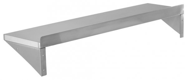 PÓŁKA WISZĄCA Z RANTEM I HACZYKAMI POJEDYNCZA 150 X 30 CM YATO YG-08938 