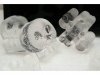 Silikonowa forma lodowa - czaszki i kości