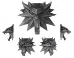 Wiedźmin 3 Witcher Wild Hunt - Wilk Rzeźba ścienna 15 x 15 cm