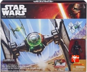 Star Wars Episode VII Class II Deluxe Vehicle with Figure 2015 1st Order Special Forces TIE Fighter