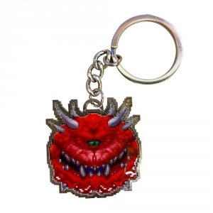 Doom - Brelok metalowy Cacodemon 4 cm