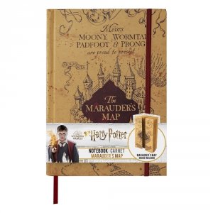 Harry Potter - Zeszyt A5 Mapa Huncwotów z małą mapą mini replika