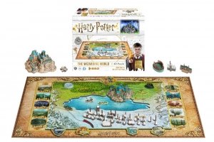 Harry Potter - Puzzle 4D Magiczny świat 892 el. 