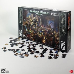 Warhammer - Puzzle 1000 el. Gulliman vs Black Legion