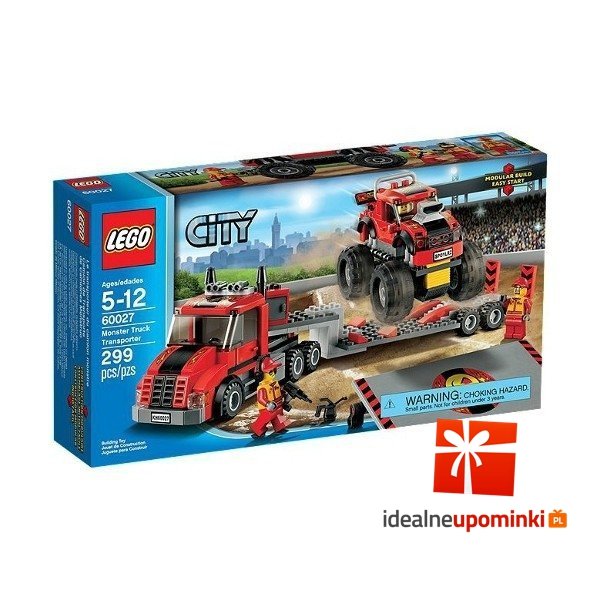 LEGO CITY 60027 - TRANSPORTER MONSTER TRUCKÓW