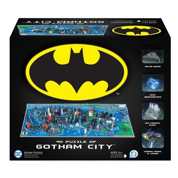 Batman - Puzzle 4D Gotham City 1550 el.