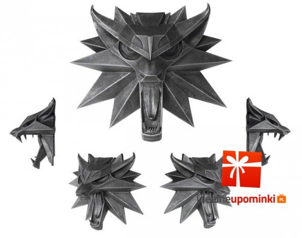 Wiedźmin 3 Witcher Wild Hunt - Wilk Rzeźba ścienna 15 x 15 cm