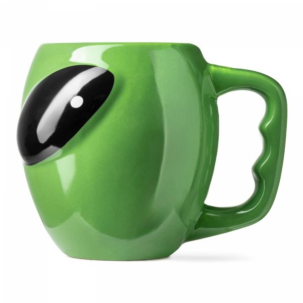 Kubek Obcego 450 ml Zielony UFO Alien Obcy