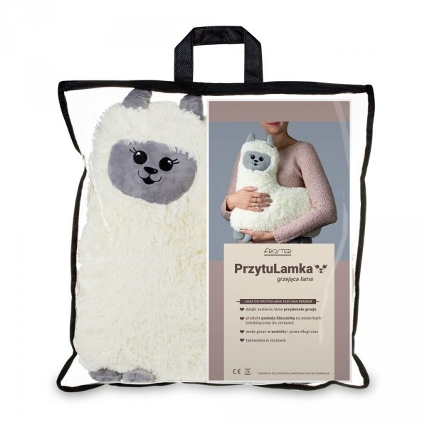 PrzytuLamka - grzejąca lama maskotka 