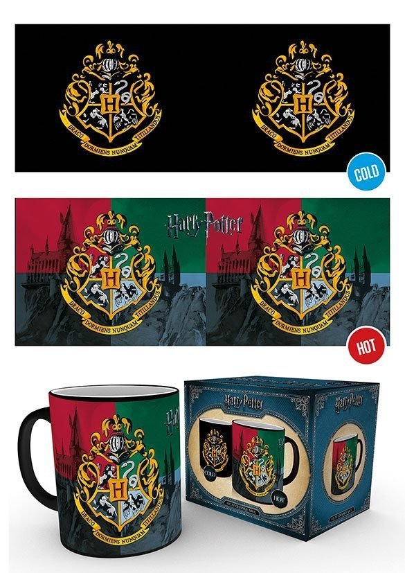 Harry Potter - kubek termoaktywny herb Hogwart