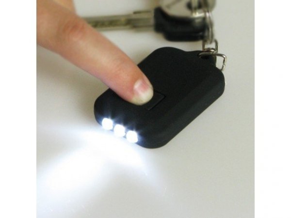 Latarka - brelok solarny 3 LED