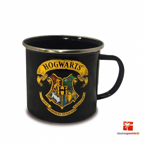 emaliowany kubek hogwart