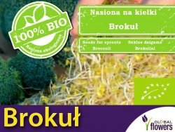 BIO Brokuł - nasiona na kiełki ekologiczne 10g