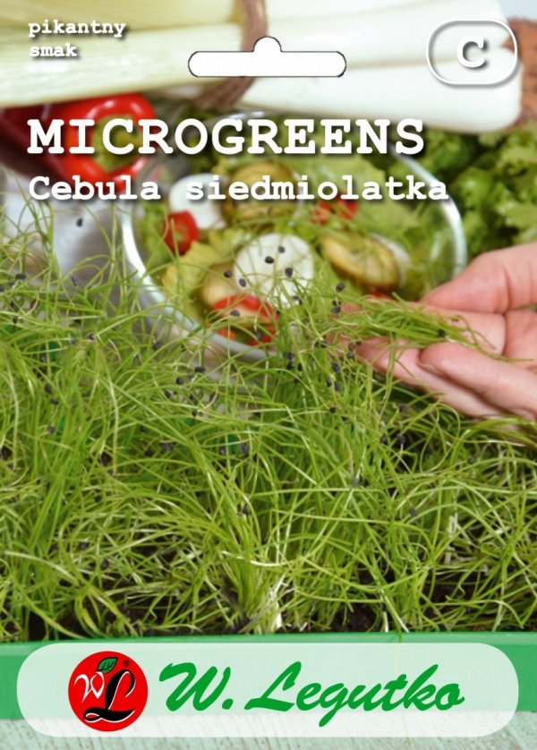 Microgreens cebula