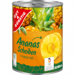 GG Ananas we własnym soku plastry 820g b/cukru